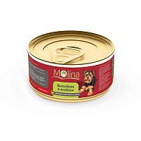 Консервы для собак Molina цыпленок с ягненком в желе