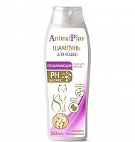 Animal Play шампунь для кошек успокаивающий с экстрактом мелиссы