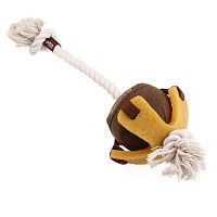 GiGwi Игрушка для собак "GUM GUM DOG" мяч на веревке