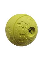 Игрушка для собак HOMEPET SNACK мяч с отверстиями для лакомств Ф 8 см