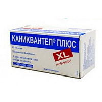 Euracon Pharma Каниквантел ПЛЮС XL для собак и кошек, антигельминтное средство, 12 таб.