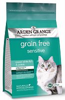 Arden Grange Sensitive сухой корм для взрослых кошек беззерновой при чувствительном желудке