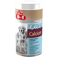 Витамины для щенков и собак всех пород 8 in 1 Excel Calcium для укрепления костей и зубов (кальций)