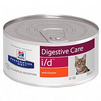 Hill's Prescription Diet i/d Digestive Care консервы для кошек при расстройствах пищеварения ЖКТ с Курицей