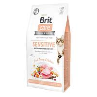 Сухой корм для кошек Brit Care Cat GF Sensitive Healthy Digestion & Delicate Taste с чувств. пищеварения