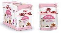 Консервы для котят в возрасте до 12 месяцев ROYAL CANIN KITTEN Мясо (пауч соус)