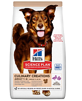Сухой корм для взрослых собак средних пород Hill's Science Plan Culinary Creations, с уткой и картофелем