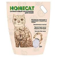 Наполнитель для кошачьего туалета Homecat Стандарт, силикагелевый без запаха