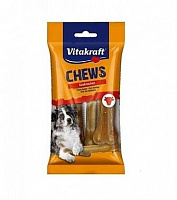 Vitakraft лакомство для собак жевательные кости CHEWS из сыромятной кожи 11 см