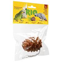 Лакомство-игрушка для всех видов птиц Rio кедровая шишка 1шт.