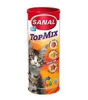 Витамины для кошек SANAL ТопМикс (говядина+курица+лосось) 85 таб.
