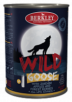 Berkley Wild №1 консервы для собак всех возрастов гусь с цукини яблоками и лесными ягодами