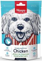 Лакомство для собак Wanpy Dog, курица с треской в форме сэндвича