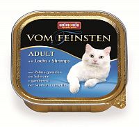 Animonda Vom Feinsten Adult консервы для кошек со вкусом лосося и креветками