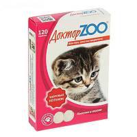 Доктор ZOO витамины для котят Здоровый котенок с кальцием