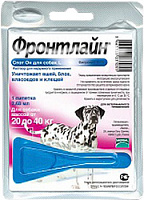 Фронтлайн СПОТ-ОН L капли для собак от 20 до 40 кг, 1 пипетка