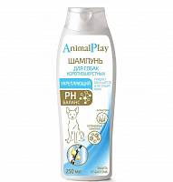 Шампунь для короткошерстных собак Animal Play Укрепляющий с аллантоином и витаминами 250 мл