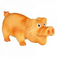 TRIXIE Игрушка свинка с щетиной, 10 см, латекс