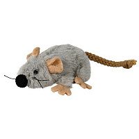 TRIXIE Игрушка для кошек "Мышь серая", плюш 7 см