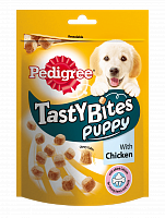 Pedigree "Tasty Bites Puppy" Лакомство для щенков ароматные кусочки с курицей