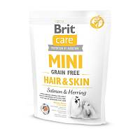 Brit Care Mini GF Hair & Skin беззерновой корм для собак мини-пород с шерстью требующей ухода