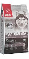 Blitz Adult Lamb And Rice All Breeds сухой корм для взрослых собак ягненок с рисом
