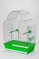 Клетка для птиц INTER-ZOO SONIA 45*28*63 см, зеленая