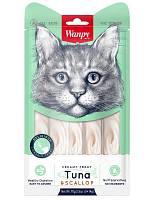 Лакомство для кошек Wanpy Cat «нежное пюре» из тунца и лосося