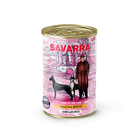 Консервы для взрослых собак Savarra Adult All Breeds Dogs, с ягненком, рисом и брокколи