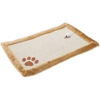 Когтеточка-коврик для кошек Trixie коричневая, с мышкой 55х35 см