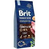 Brit Premium Light сухой корм для собак всех пород для склонных к полноте