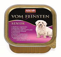 Animonda Vom Feinsten Senior консервы для стареющих собак домашняя птица и ягненок