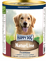 Консервы для собак Happy Dog Natur Line Телятина с сердцем, печенью и рубцом