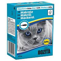 Bozita Feline MakerelTetra Pak консервы для кошек кусочки в желе со скумбрией