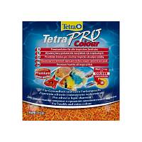Корм для всех видов декоративных рыбок Tetra Pro Colour Crisps Высококачественный для усиления и насыщенности красок