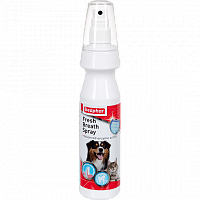 Спрей для кошек и собак Beaphar Fresh Breath Spray для чистки зубов и освежения дыхания, 150 мл
