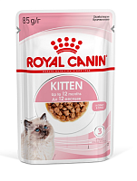 Влажный корм для котят до 12 месяцев ROYAL CANIN Kitten кусочки в соусе, пауч