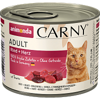 Animonda Carny Adult консервы для кошек со вкусом говядины и сердцем