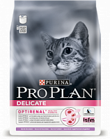 PRO PLAN "Deliсate" кошкам с чувствительным пищеварением, с индейкой (+600 г)