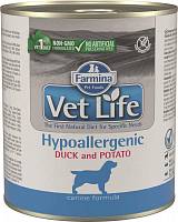 Farmina Vet Life Natural Diet Dog Hypoallergenic Duck & Potato консервы для собак паштет диета гипоаллергеная утка с картофелем