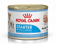 Royal Canin Starter Mousse консервы для щенков до 2-х месяцев беременных и кормящих сук