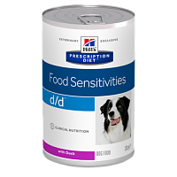 Консервы для собак Hill's Prescription Diet d/d Canine Duck при аллергии Утка