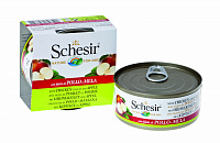 Schesir консервы для собак цыпленок и яблоко
