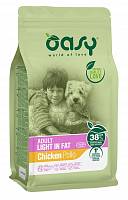 Oasy Dry Dog Adult light in Fat сухой корм для взрослых собак с лишним весом с курицей - 3 кг