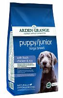Arden Grange Puppy/Junior Large Breed сухой корм для щенков и молодых собак крупных и гигантских пород со вкусом цыпленка и рисом