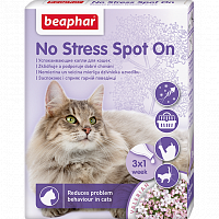 Капли для кошек Beaphar No Stress Spot On успокаивающие, 3 пип.