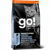 GO! Sensitivities  беззерновой для котят и кошек с чувствительным пищеварением с минтаем