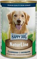 Консервы для собак Happy Dog Natur Line Телятина с овощами