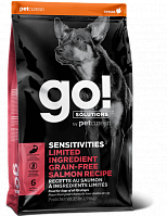 GO! SENSITIVITIES беззерновой корм для щенков и собак  с чувствительным пищеварением с Лососем