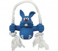 ZIVER Игрушка для собак "Кролик на качелях голубой", 14 см
